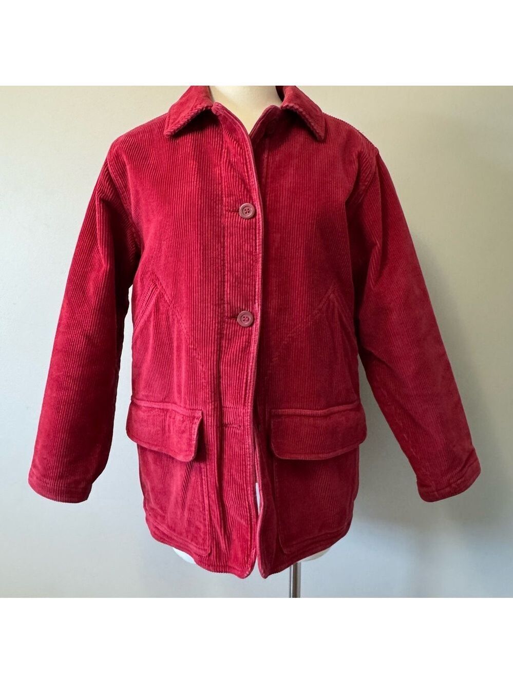 vintage R&R Red Corduroy Jacket oversized